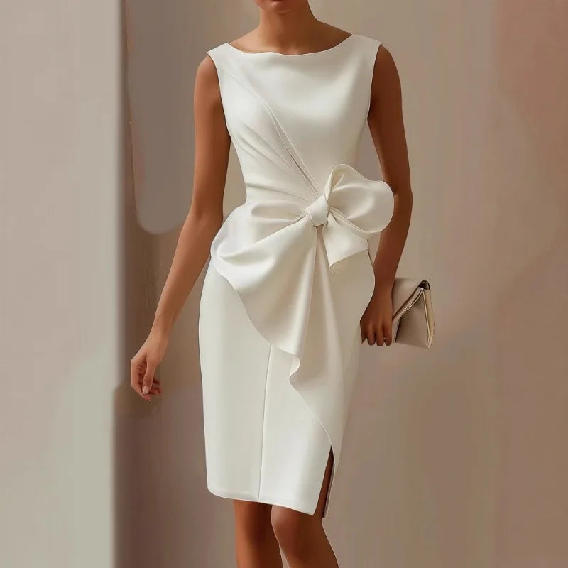 Lurenne | Sleeveless Mini Dress – Chic Simplicity and Modern Elegance