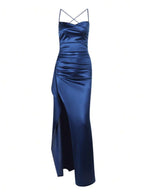 Lurenne | Strapless Satin Gown – Radiant Elegance and Sculpted Sophistication