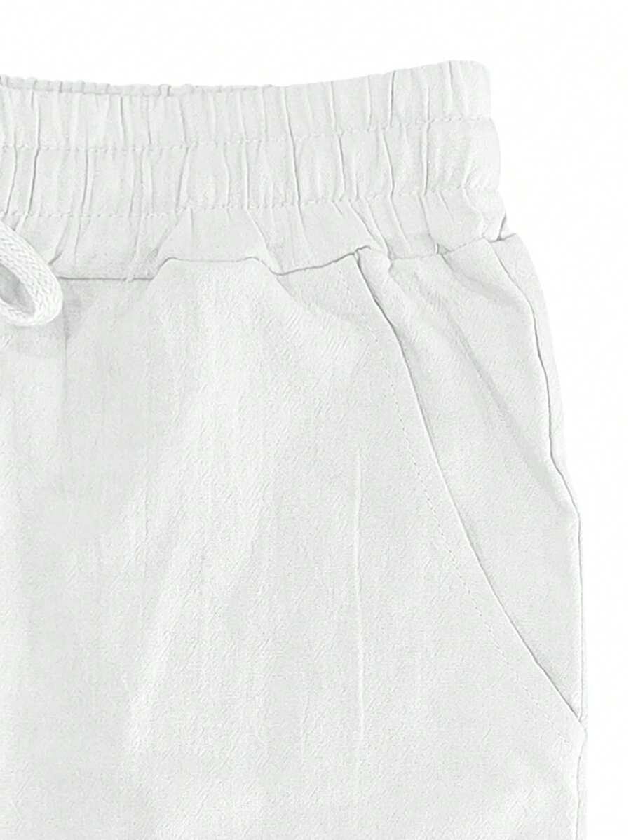 Lurenne | Men’s White Linen Pants – Effortless Ease and Summer Sophistication