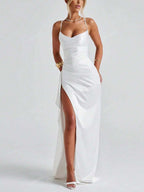 Lurenne | Strapless Satin Gown – Radiant Elegance and Sculpted Sophistication