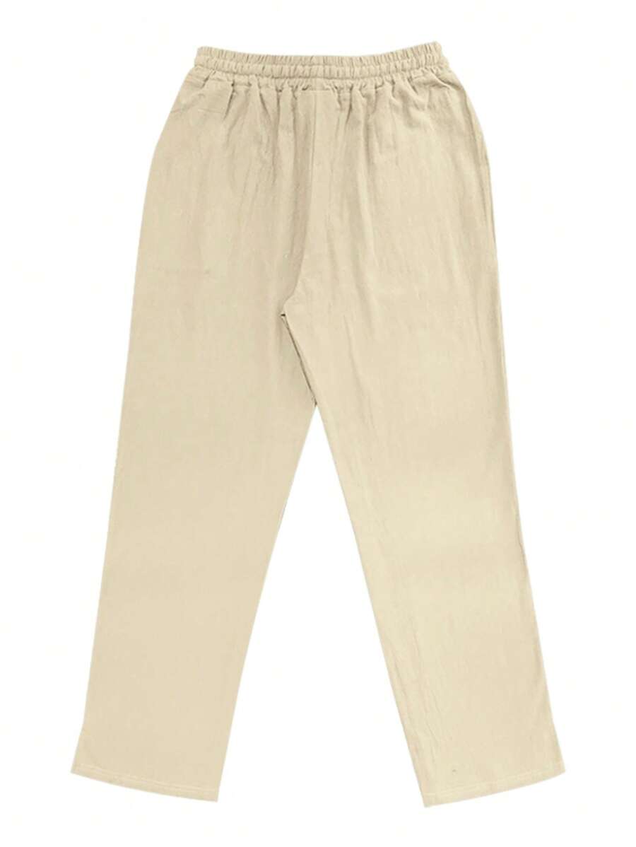 Lurenne | Men’s White Linen Pants – Effortless Ease and Summer Sophistication