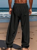 Lurenne | Men’s White Linen Pants – Effortless Ease and Summer Sophistication