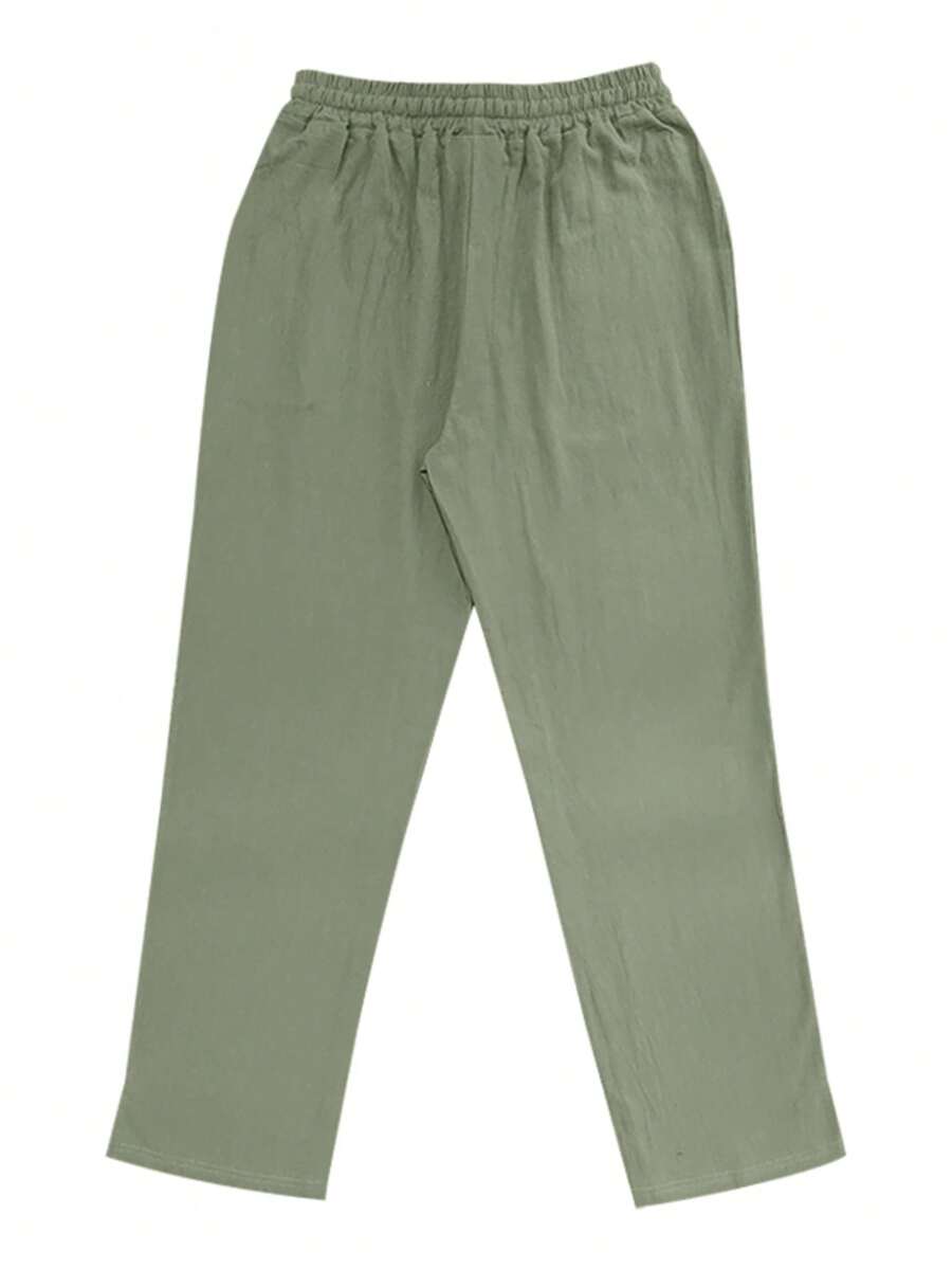Lurenne | Men’s White Linen Pants – Effortless Ease and Summer Sophistication