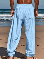 Lurenne | Men’s White Linen Pants – Effortless Ease and Summer Sophistication