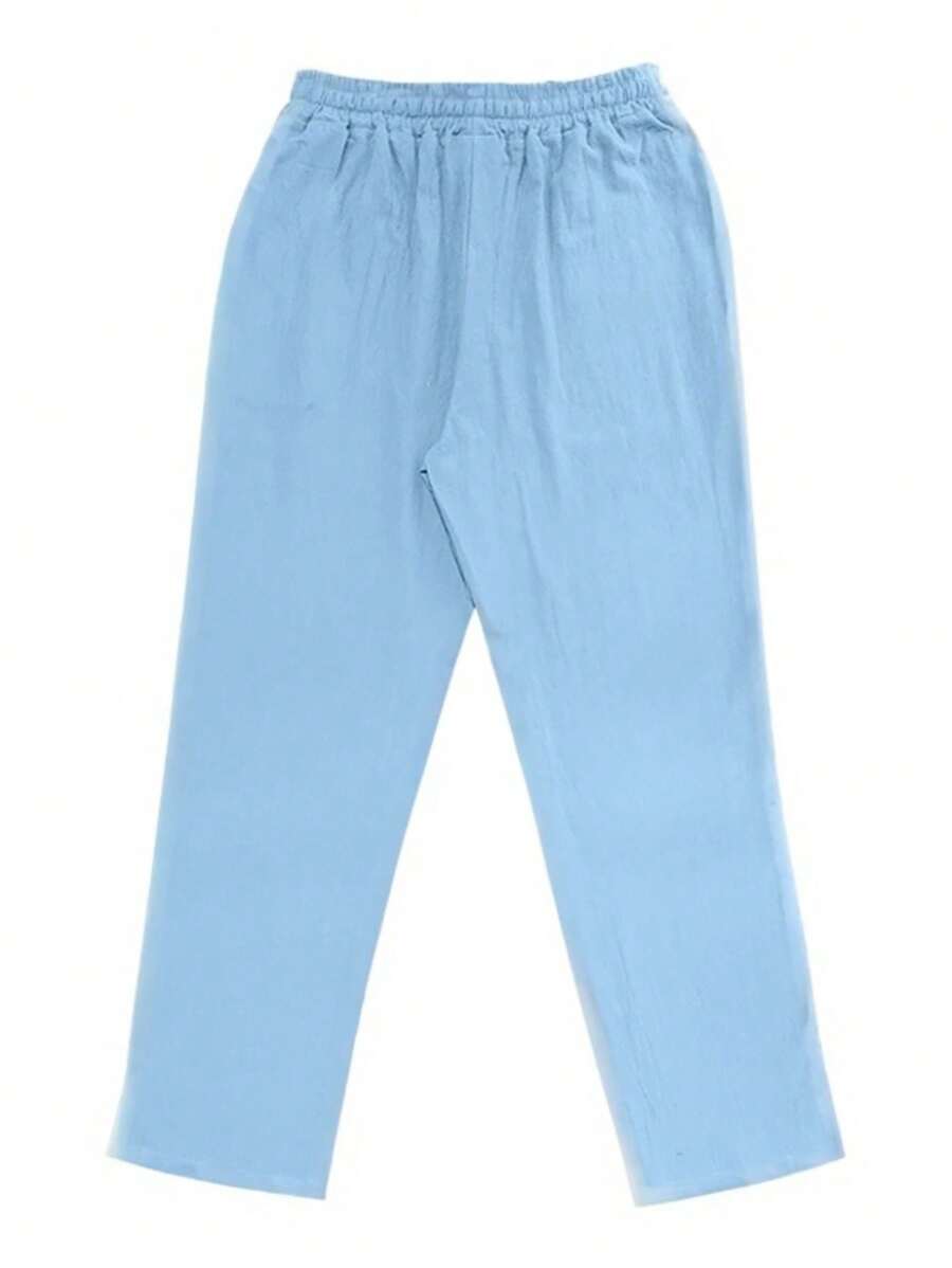 Lurenne | Men’s White Linen Pants – Effortless Ease and Summer Sophistication