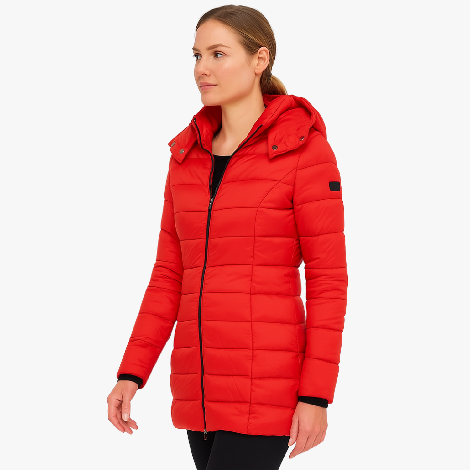 Women’s Long Hooded Cotton-Padded Parka