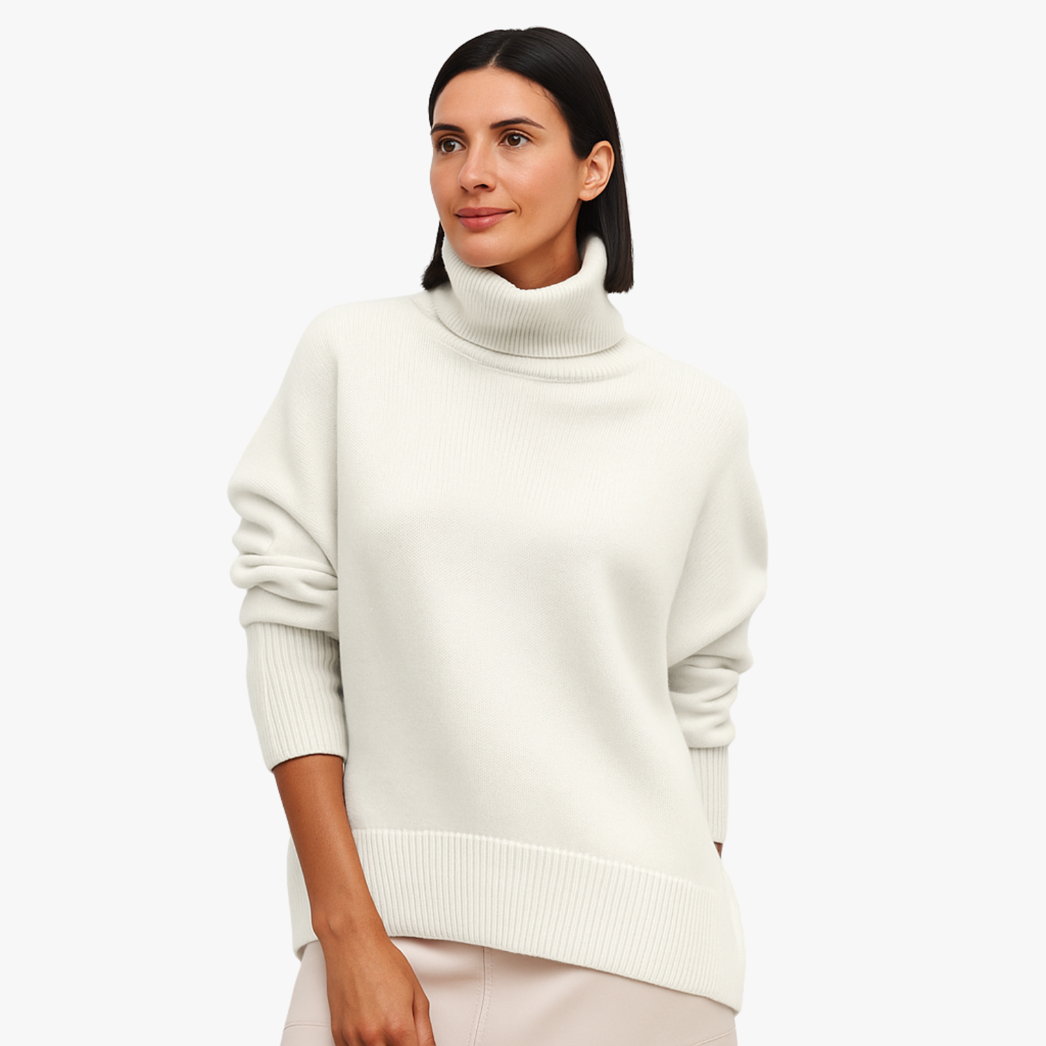 Cozy Merino Wool Turtleneck Sweater