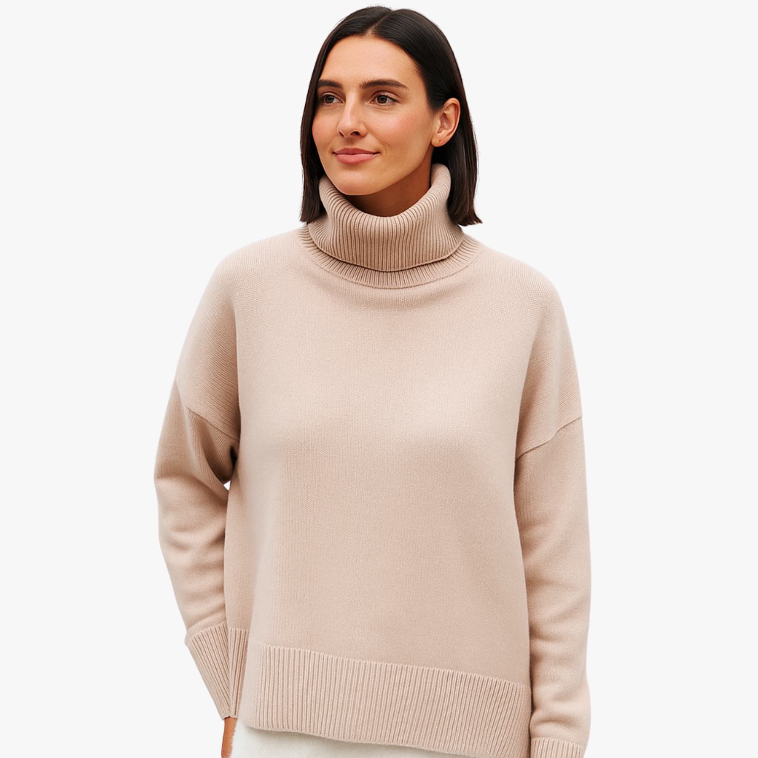 Cozy Merino Wool Turtleneck Sweater