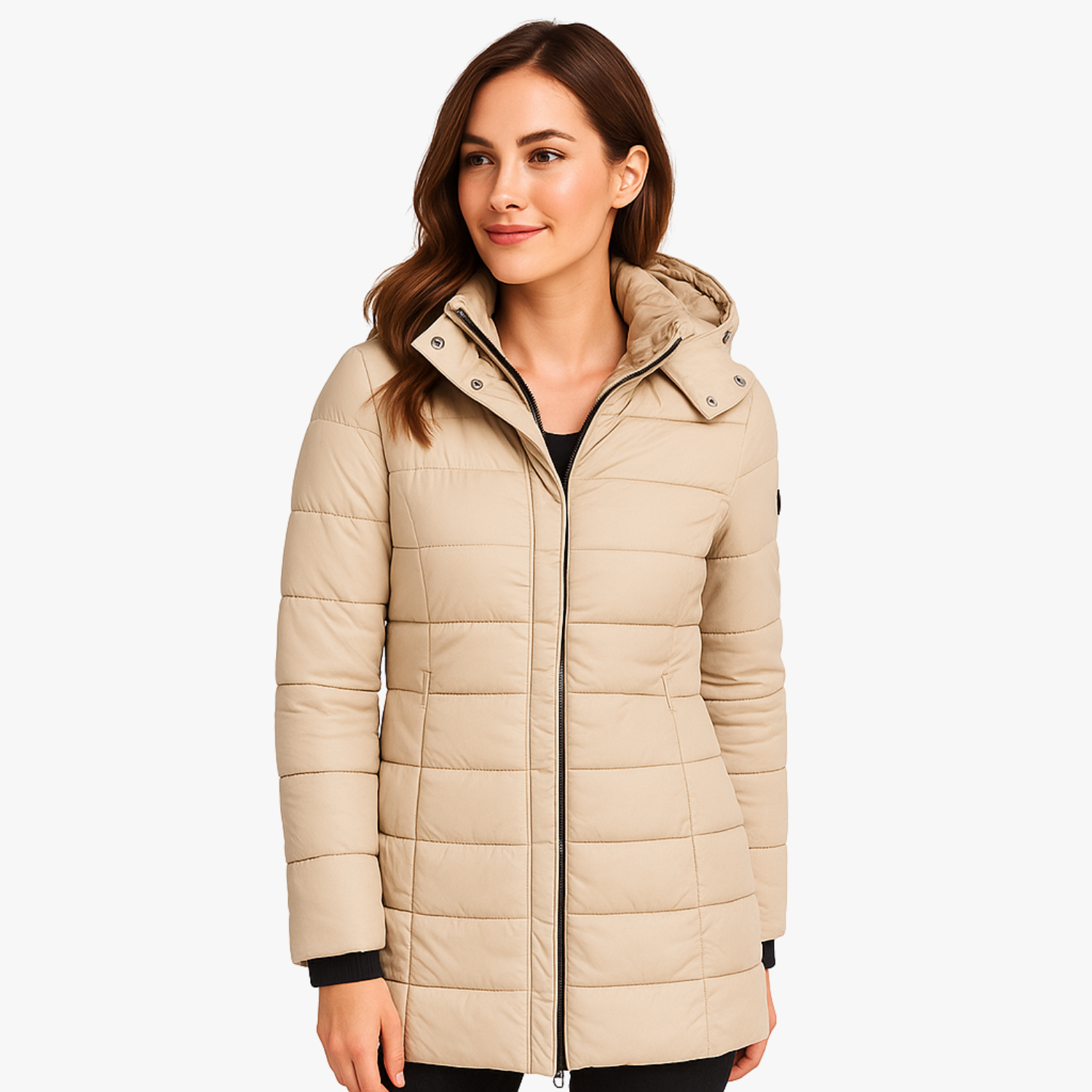 Women’s Long Hooded Cotton-Padded Parka