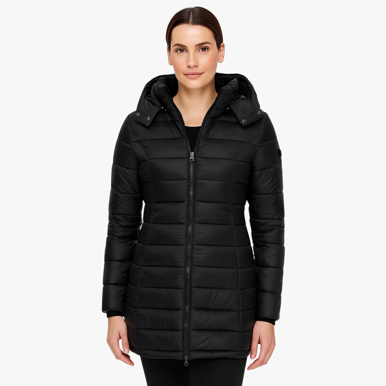 Women’s Long Hooded Cotton-Padded Parka