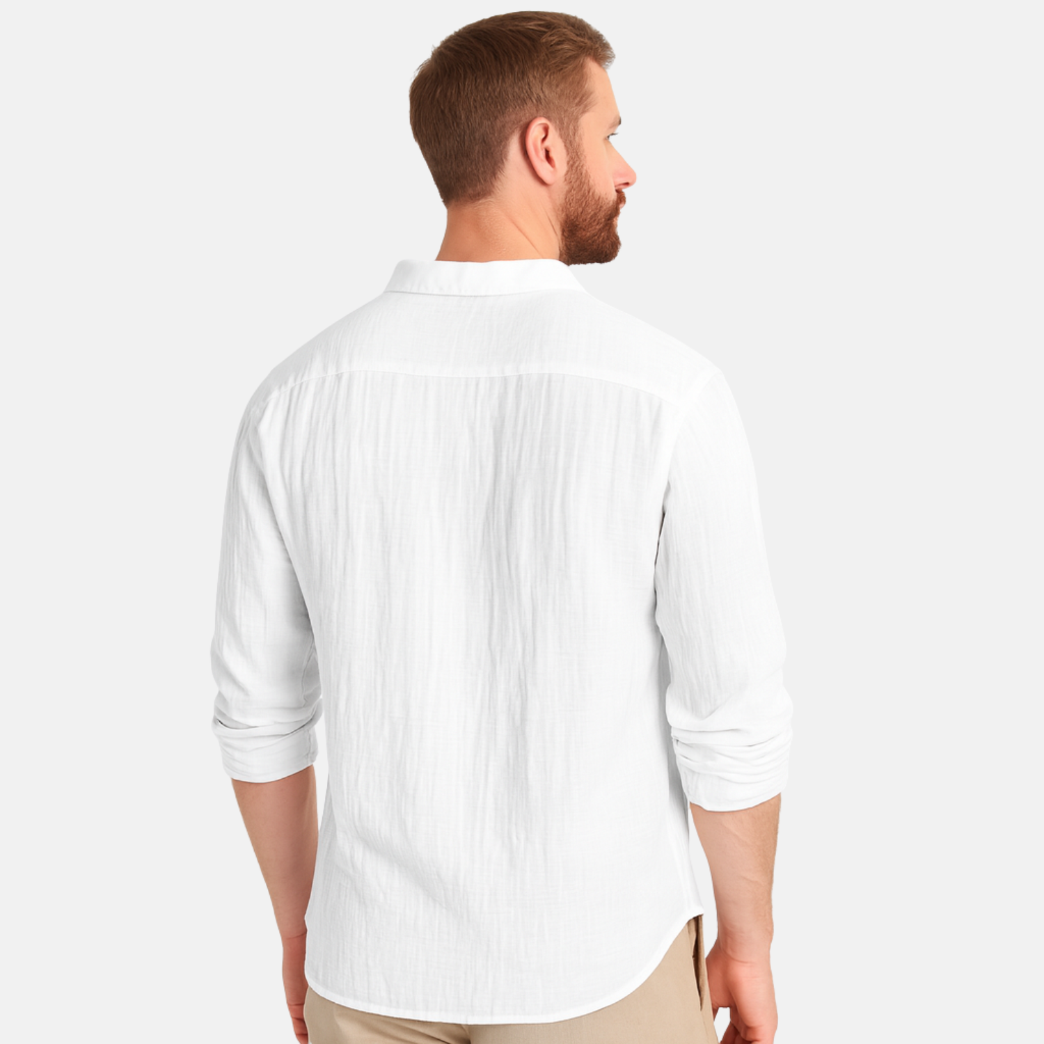 Lurenne | Men’s Long Sleeve Linen Shirt – Refined Comfort for Every Season