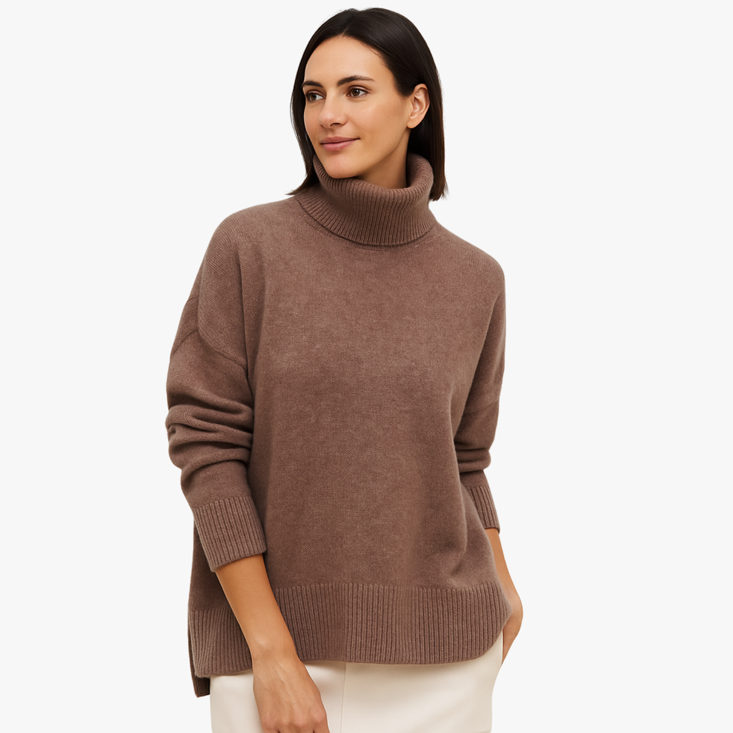 Cozy Merino Wool Turtleneck Sweater