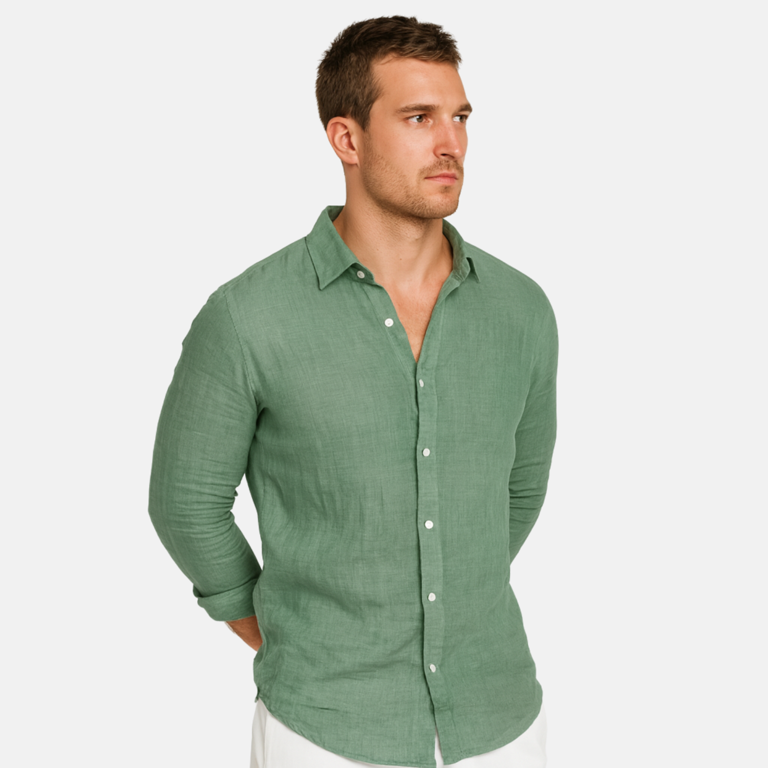 Lurenne | Men's Linen Shirt – Lightweight Elegance for Summer