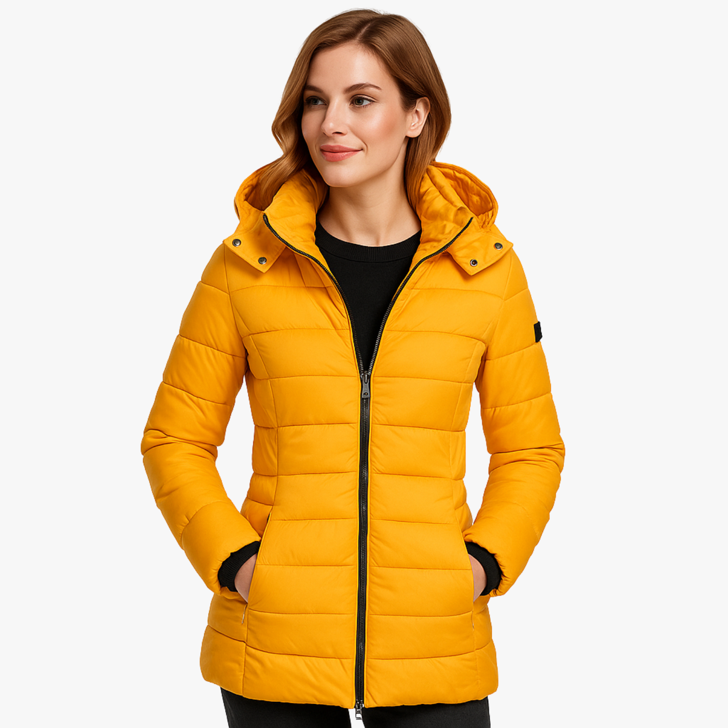 Women’s Long Hooded Cotton-Padded Parka