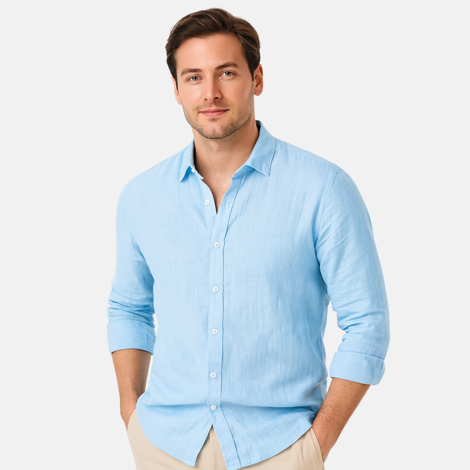 Lurenne | Men's Linen Shirt – Lightweight Elegance for Summer