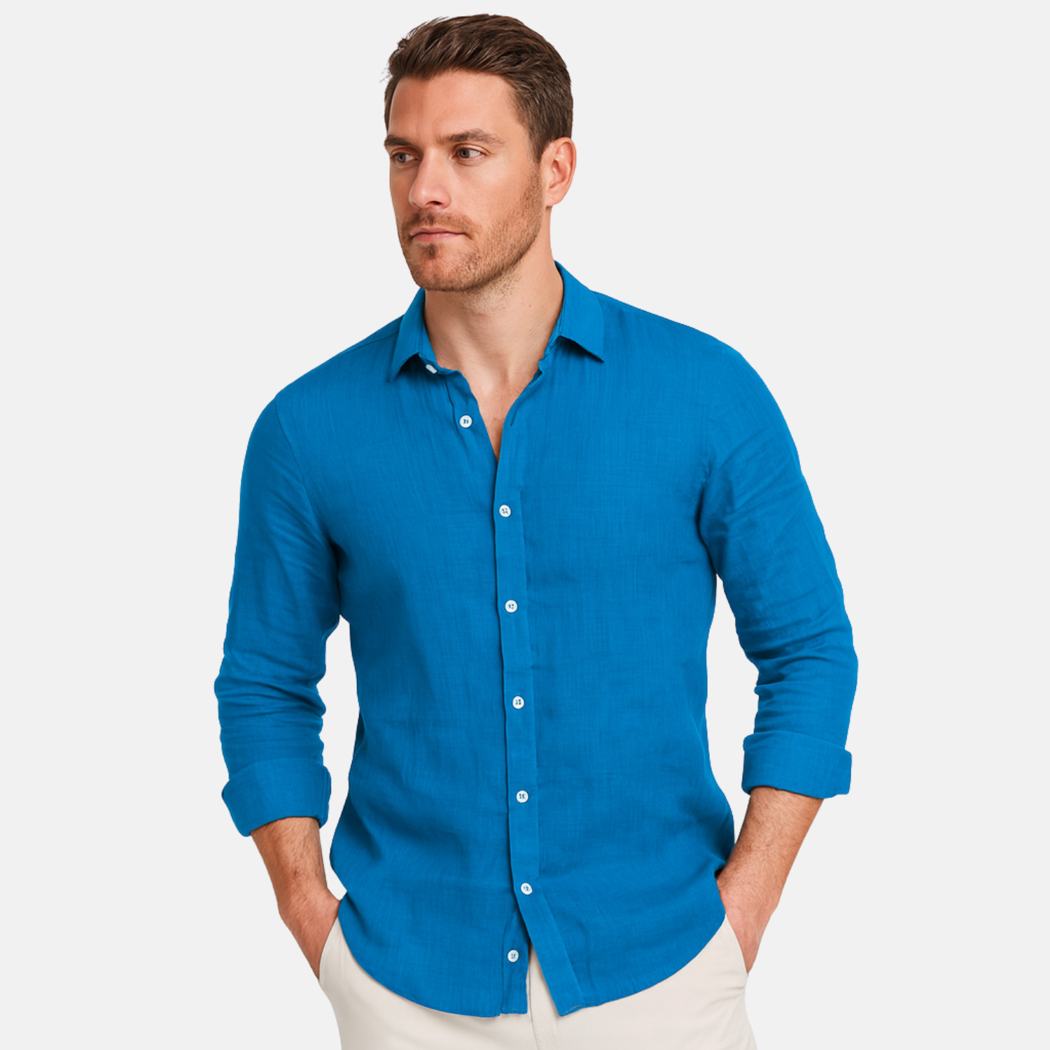 Lurenne | Men's Linen Shirt – Lightweight Elegance for Summer