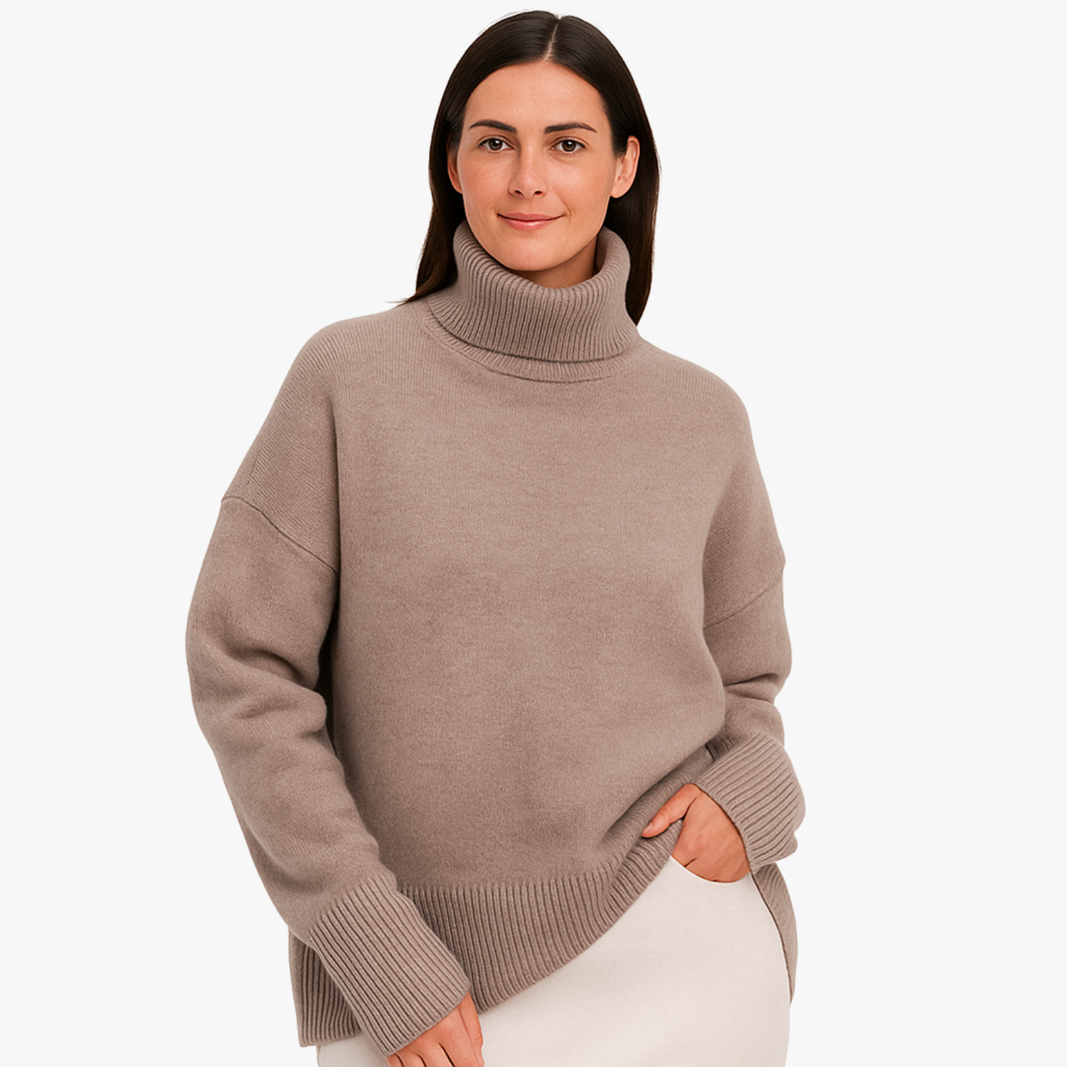 Cozy Merino Wool Turtleneck Sweater